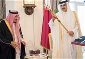 دعوت رسمی شاه سعودی برای شرکت در نشست ریاض تحویل امیر قطر شد