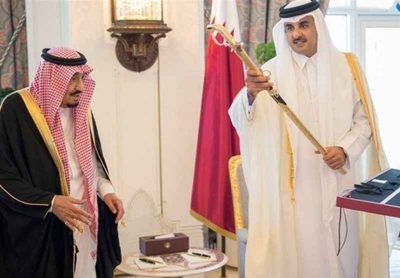 عربستان| پیام ملک سلمان برای امیر قطر