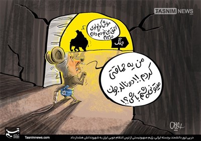 کاریکاتور/ وحشت رژیم‌صهیونیستی از انتقام ایران
