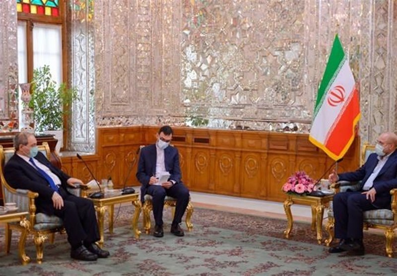 وزیر خارجه سوریه با قالیباف دیدار و گفتگو کرد