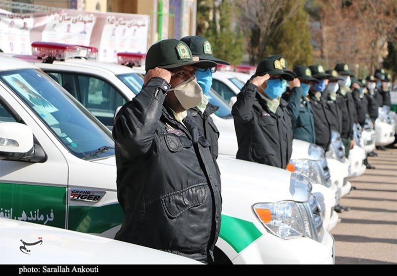 آیین تحویل 97 دستگاه خودرو جدید به ناوگان خودرویی پلیس استان کرمان به روایت تصویر