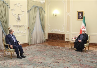  وزیر خارجه سوریه با روحانی دیدار کرد 