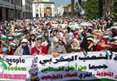 اعتراض مردم مغرب به توافق سازش با رژیم صهیونیستی و حمله نیروهای امنیتی به معترضان