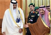 دعوت شاه سعودی از امیر قطر برای شرکت در نشست ریاض