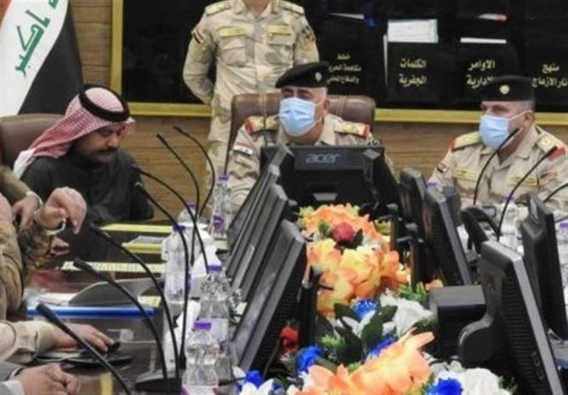 حضور فرمانده نیروی زمینی عراق در پایگاه «عین الاسد» و برگزاری نشست امنیتی