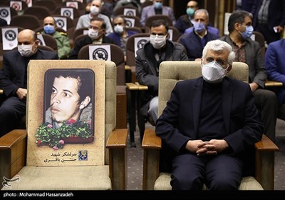 سعید جلیلی، نماینده رهبر معظم انقلاب در شورای عالی امنیت ملی در مراسم یادبود مرحوم سردار دکتر علی اصغر زارعی