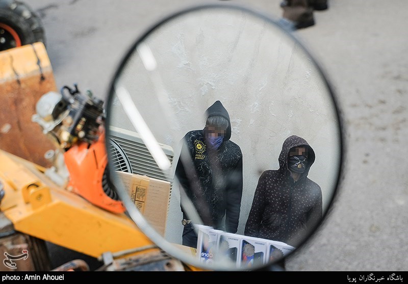 متهمان بازداشت شده در طرح طرح امنیت محله‌محور در محدوده بازار تهران
