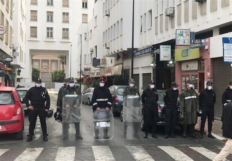 جلوگیری پلیس مغرب از برگزاری تظاهرات علیه عادی سازی روابط با تل آویو