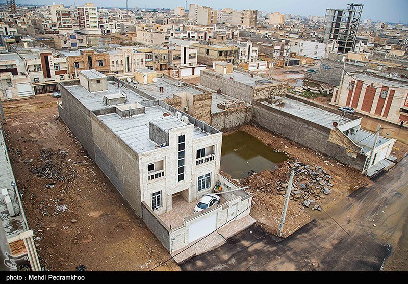 آبگرفتگی معابر در محله کیانشهر- اهواز- عکس خبری تسنیم | Tasnim
