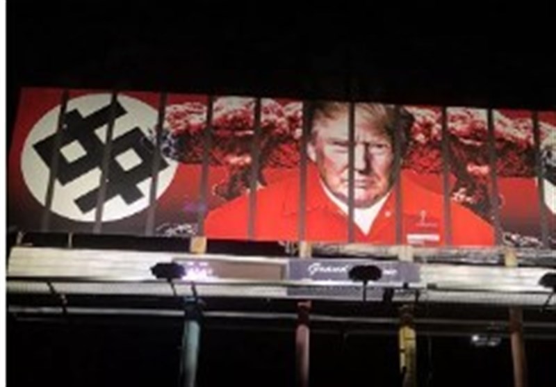 &apos;Updated&apos; Arizona Billboard Shows Donald Trump as Prisoner