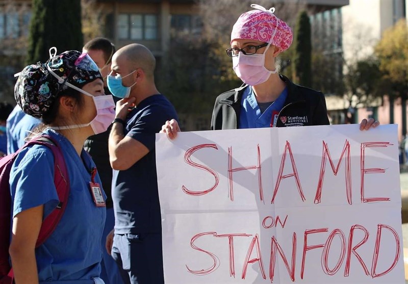 Front-Line Doctors, Nurses Protest Stanford Coronavirus Vaccine Plan (+Video)