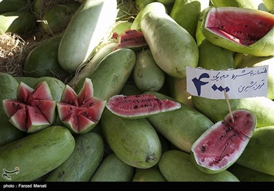 بازار خریدشب یلدا در کرمانشاه 