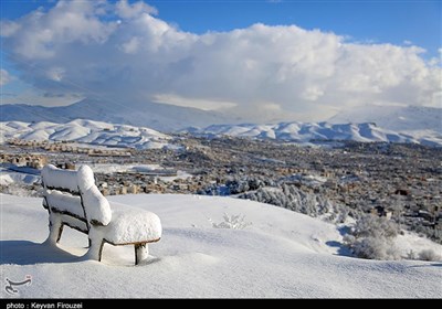 بارش برف بهاری کردستان را سفید پوش کرد