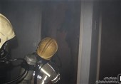 نجات 3 نفر در آتشسوزی ساختمان مسکونی در کرمانشاه
