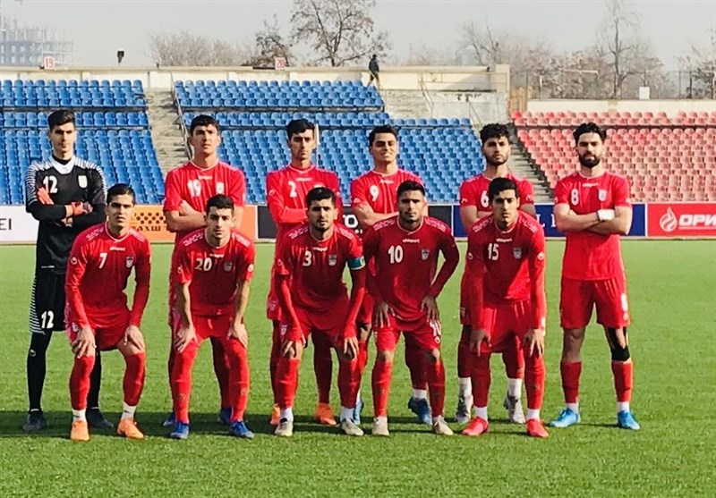 شکست تیم فوتبال جوانان ایران مقابل تاجیکستان در دیداری تدارکاتی
