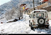 کولاک برف اردبیل را در برمیگیرد