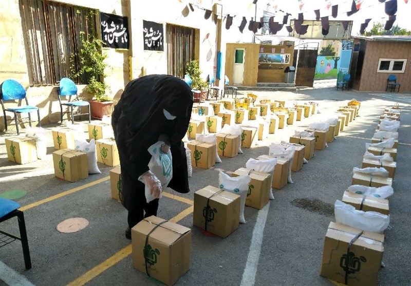 تلاش جهادگران مسجدی شهر پردیس برای کمک به نیازمندان در ایام فاطمیه