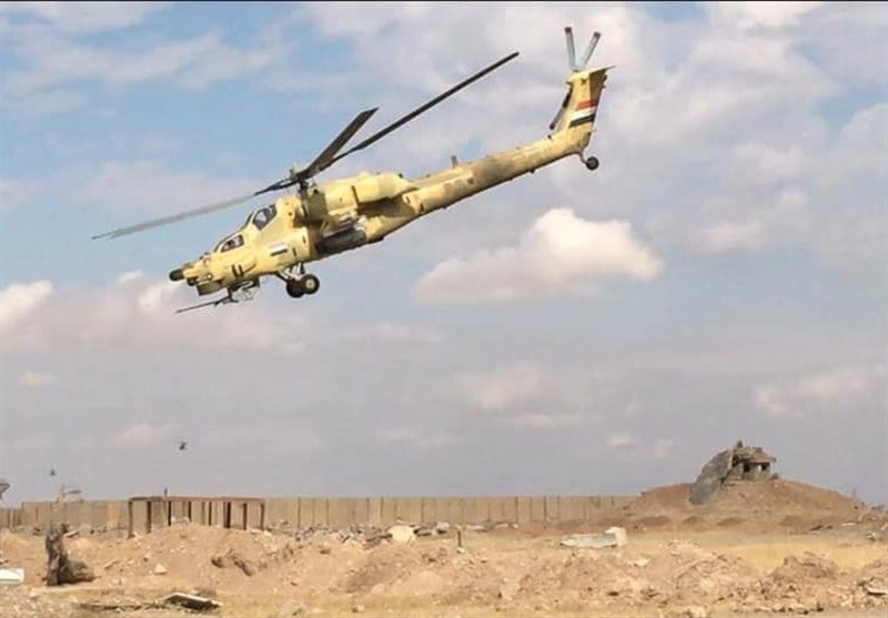 عراق|حمله بالگردهای عراقی به مواضع داعش در دیالی/ انفجار در کرکوک