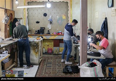تولید ایرانی-کارگاه تولید کفش