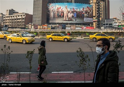 دیوارنگاره جدید میدان ولیعصر(عج) به یاد سردار سلیمانی