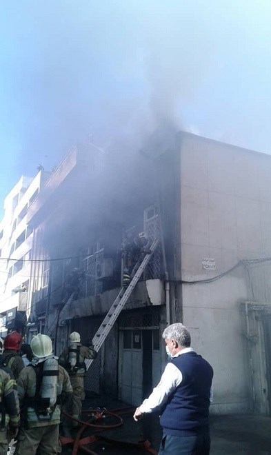 آتش‌نشانی , سازمان آتش‌نشانی تهران , حوادث , آتش‌سوزی , 