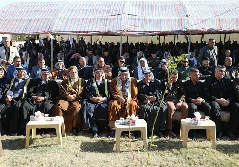 مراسم بزرگداشت شهیدان سلیمانی و المهندس در دیالی/ عشایر: آمریکا شکست‌خورده از عراق خواهد رفت