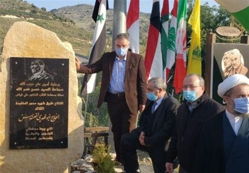 لبنان| نامگذاری جاده‌ای در «نبطیه» به نام شهید ابومهدی المهندس