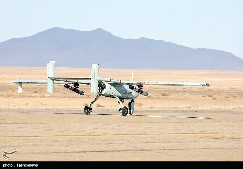 Iranian Drones Launch Top Attack Missile in Drill