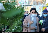 حضور وزیر اطلاعات در گلزار شهدای کرمان به روایت تصویر