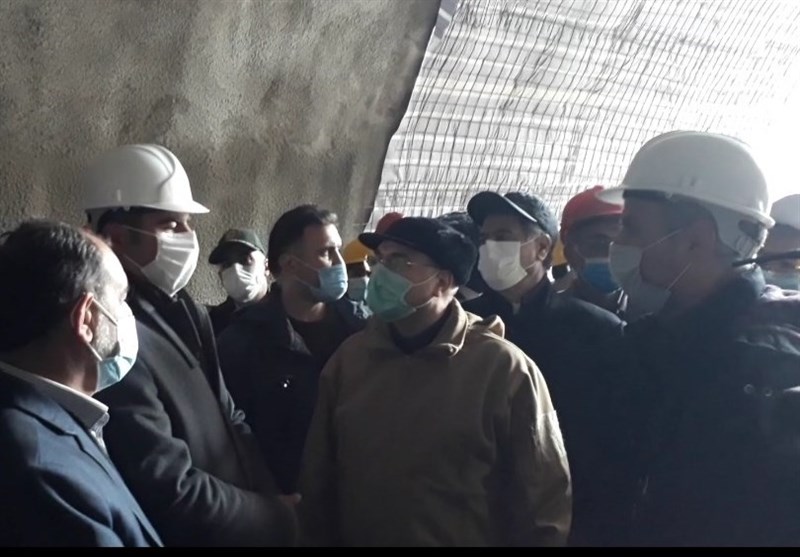بازدید رئیس مجلس از تونل گورمیزه اردل / قالیباف: 120 میلیارد تومان برای تکمیل تونل تخیص می‌یابد