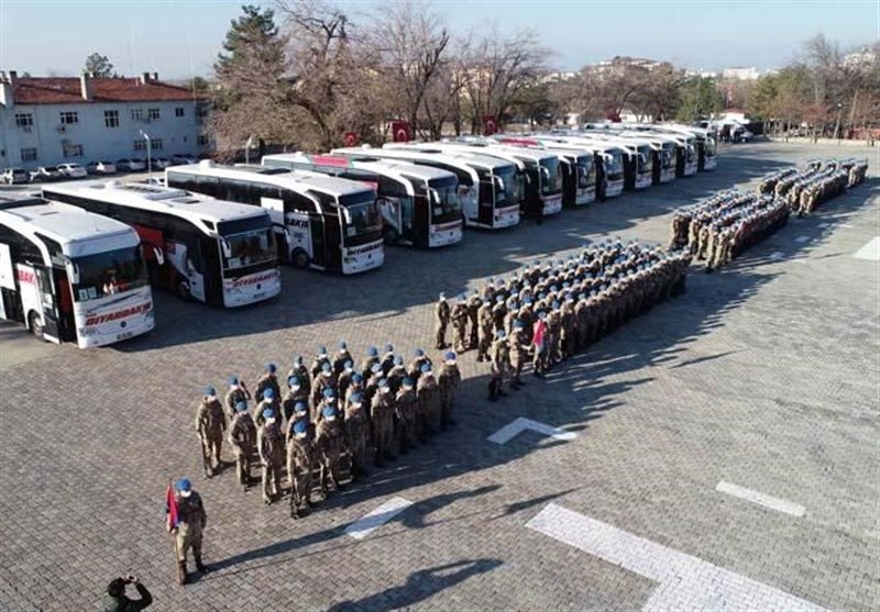 اعزام 258 نیروی نظامی ترکیه به شمال سوریه