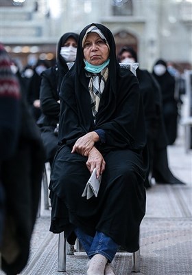 فائزه هاشمی رفسنجانی در چهارمین سالگرد بزرگداشت ارتحال آیت الله هاشمی رفسنجانی