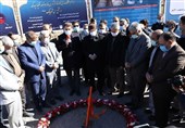 کلنگ زنی چندطرح مسی با حضور وزیر صمت در شهربابک