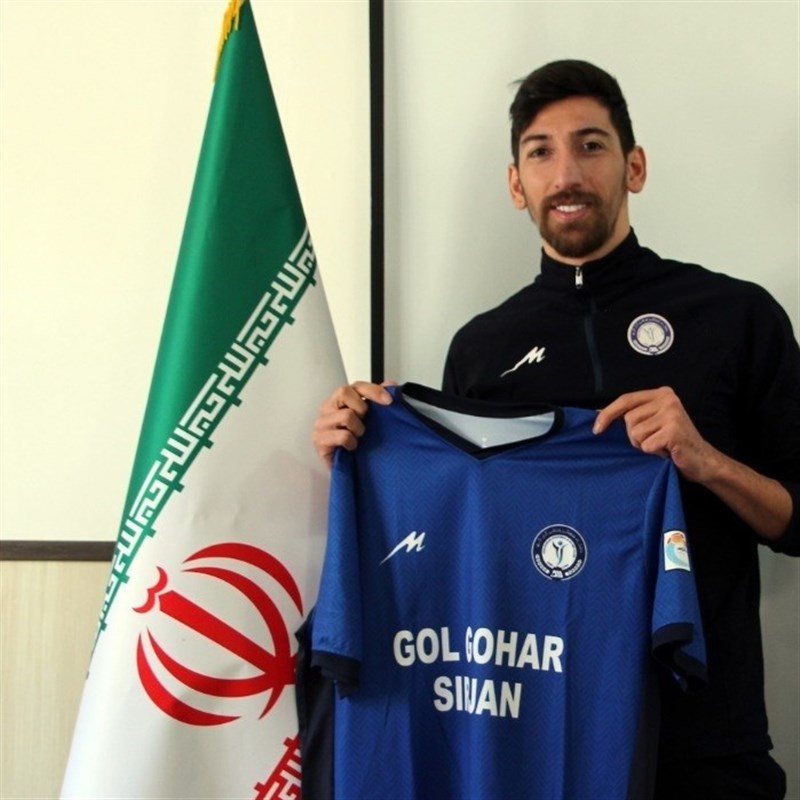 gol gohar completes signing of morteza tabrizi sports news tasnim news agency