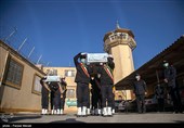 مراسم استقبال از شهدای گمنام در زندان مرکزی کرمانشاه