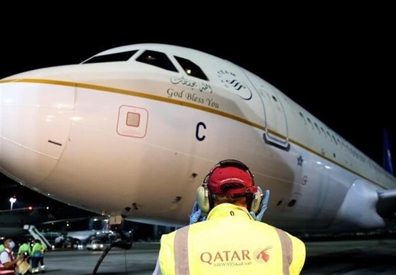 ورود اولین هواپیمای مسافربری سعودی به قطر پس از 3 سال
