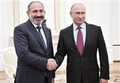 پوتین انتصاب پاشینیان به سمت نخست وزیری ارمنستان را تبریک گفت