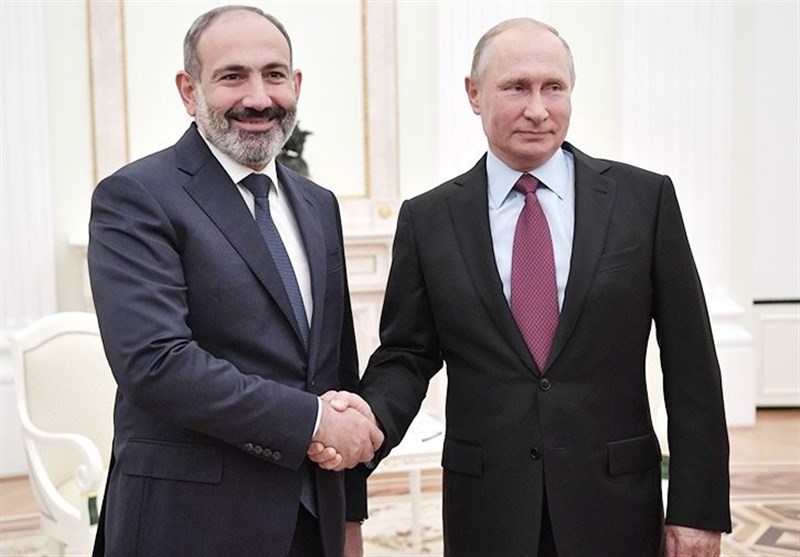 پوتین انتصاب پاشینیان به سمت نخست وزیری ارمنستان را تبریک گفت