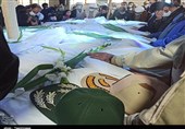 مراسم تکریم شهدای تازه تفحص شده دوران دفاع مقدس در مهران به روایت تصویر