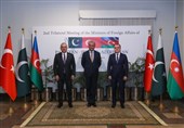 دیدار سه جانبه وزرای خارجه ترکیه، پاکستان و جمهوری آذربایجان در اسلام آباد