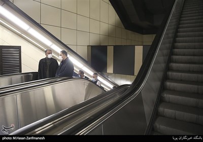 بازدید شبانه مسئولان مترو، آتش‌نشانی و اورژانس از مترو تهران