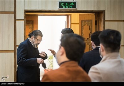 سیدمحمد صادق خرازی دبیرکل حزب ندای ایرانیان در ششمین مجمع عمومی حزب