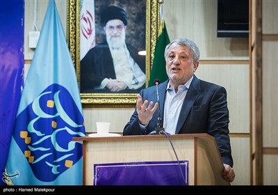سخنرانی محسن هاشمی رئیس شورای شهر تهران در ششمین مجمع عمومی حزب ندای ایرانیان