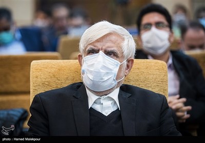 محمدرضا عارف در ششمین مجمع عمومی حزب ندای ایرانیان