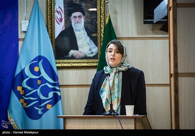 سخنرانی همسر زنده‌یاد سهیل گوهری در ششمین مجمع عمومی حزب ندای ایرانیان