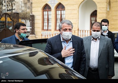 محسن هاشمی رئیس شورای شهر تهران در ششمین مجمع عمومی حزب ندای ایرانیان