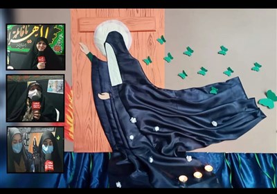 عرض ارادت سربازان فاطمی به حضرت زهرا(س) در گیلان + فیلم