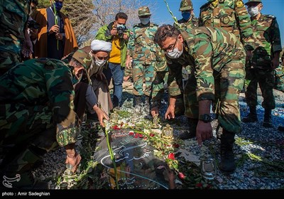 آیین تشییع و خاکسپاری پیکر مطهر شهید گمنام-فارس
