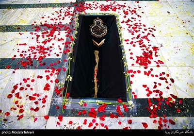 تدفین پیکر تازه تفحص شده شهید ناصر صدقی 