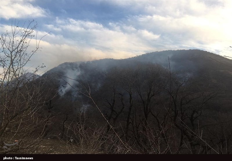 آتش در پارک ملی گلستان کاملا خاموش شد/ نیروها در حال پایش منطقه حریق هستند
